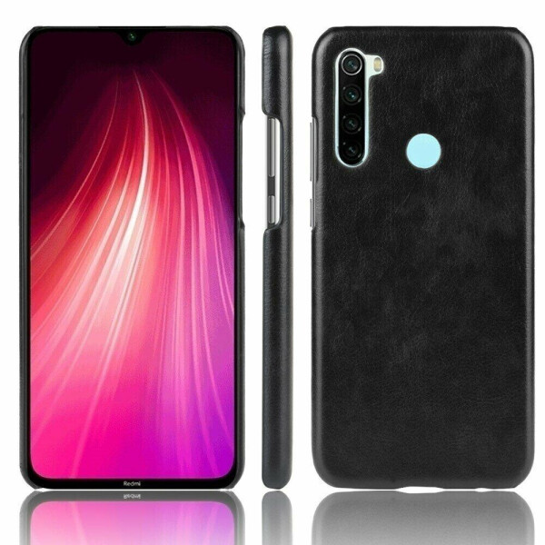 

Защитный чехол Deexe Leather Back Cover для Xiaomi Redmi Note 8T - Black