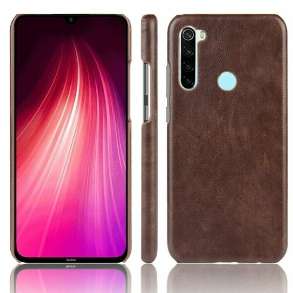 

Защитный чехол Deexe Leather Back Cover для Xiaomi Redmi Note 8T - Brown