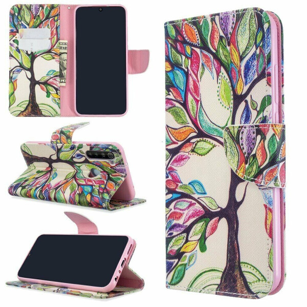 

Чехол-книжка Deexe Color Wallet для Xiaomi Redmi Note 8T - Colorized Tree