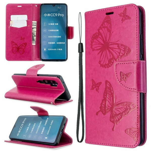 

Чехол UniCase Butterfly Pattern для Xiaomi Mi Note 10 Pro / Mi Note 10 - Rose