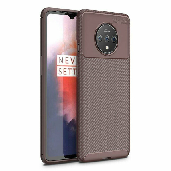 

Защитный чехол Deexe Fusion для OnePlus 7T - Coffee