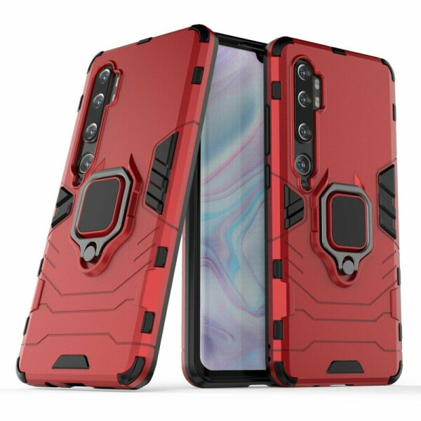 

Защитный чехол Deexe Hybrid Case для Xiaomi Mi Note 10 Pro / Mi Note 10 - Red