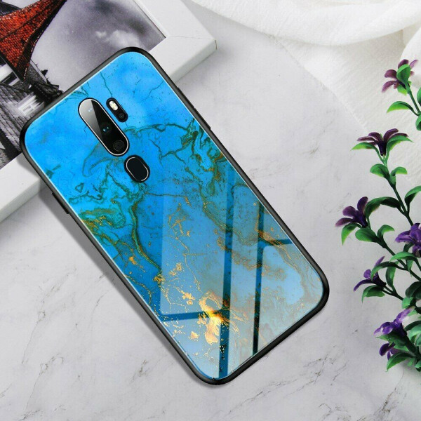 

Защитный чехол Deexe Gradient Pattern для OPPO A9 2020 - Blue/Gold