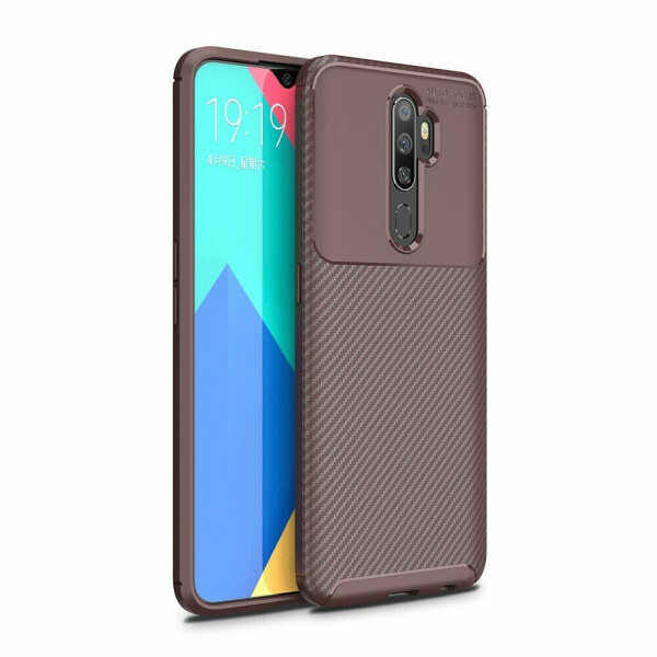 

Защитный чехол Deexe Fusion для OPPO A9 2020 - Brown