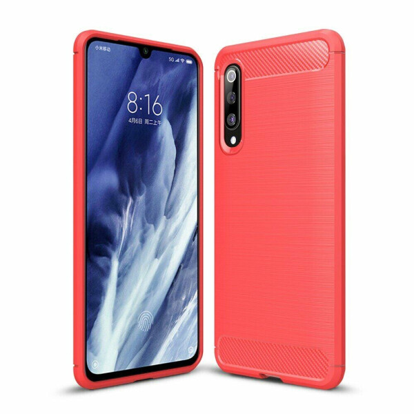 

Защитный чехол UniCase Carbon для Xiaomi Mi 9 Pro - Red