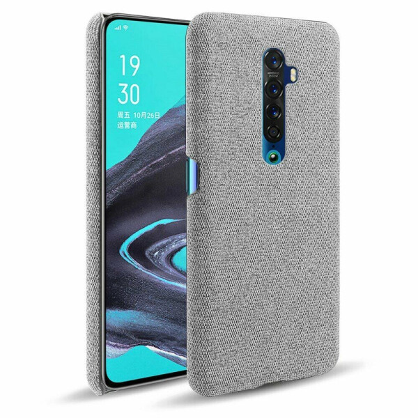 

Защитный чехол KSQ Cloth Style для OPPO Reno 2 - Light Grey
