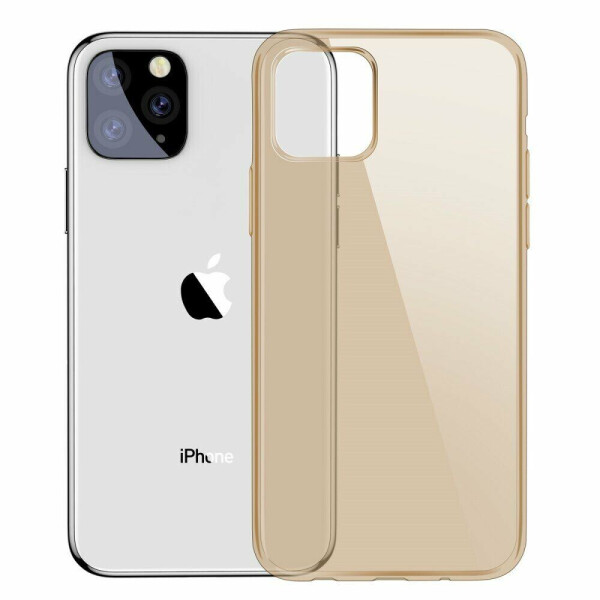 

Силиконовый (TPU) чехол BASEUS Simple Series для Apple iPhone 11 Pro Max - Gold