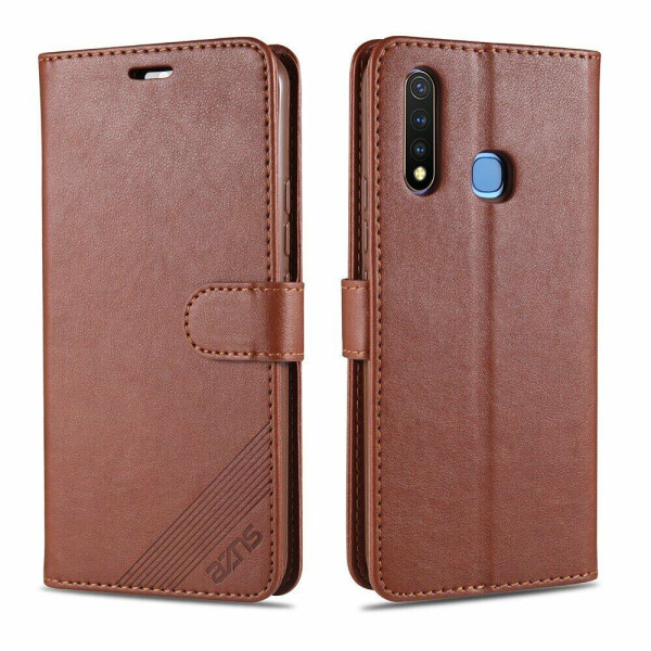 

Чехол AZNS Wallet Case для VIVO Y19 - Brown