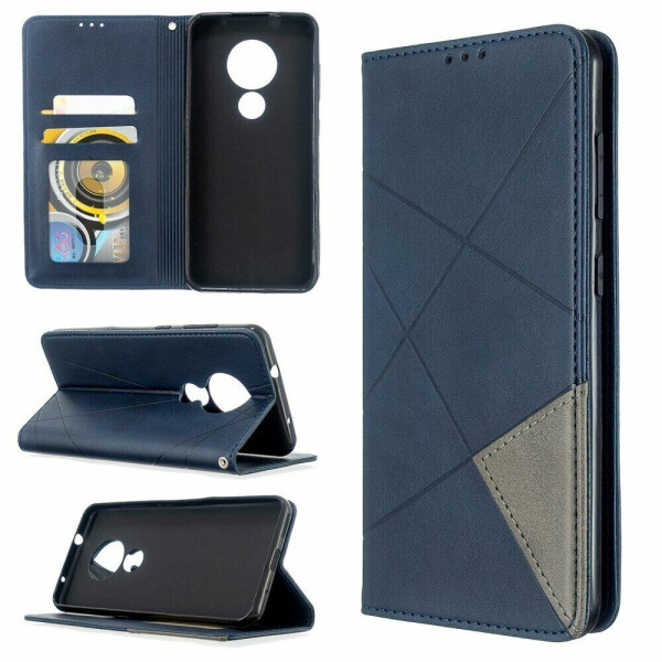 

Чехол UniCase Geometric Pattern для Nokia 7.2 / Nokia 6.2 - Blue