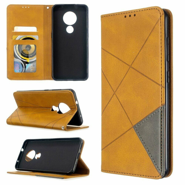

Чехол UniCase Geometric Pattern для Nokia 7.2 / Nokia 6.2 - Brown