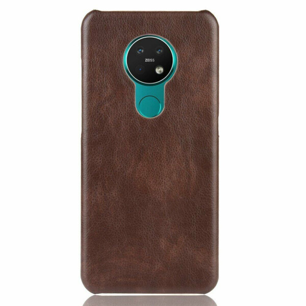 

Защитный чехол Deexe Leather Back Cover для Nokia 7.2 / 6.2 - Brown