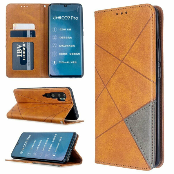 

Чехол UniCase Geometric Pattern для Xiaomi Mi Note 10 Pro / Mi Note 10 - Brown