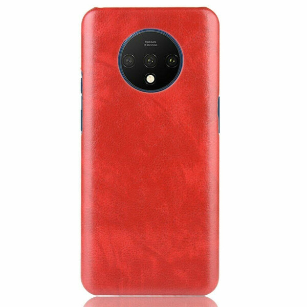 

Защитный чехол Deexe Leather Back Cover для OnePlus 7T - Red