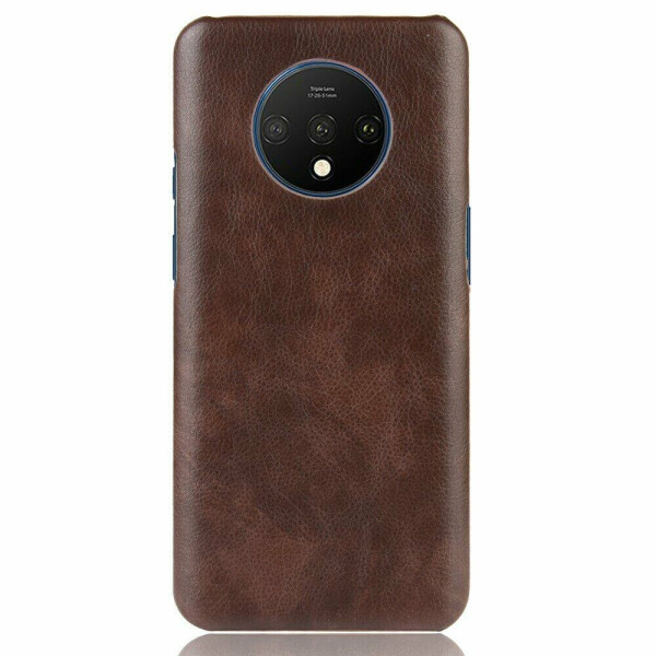 

Защитный чехол Deexe Leather Back Cover для OnePlus 7T - Brown