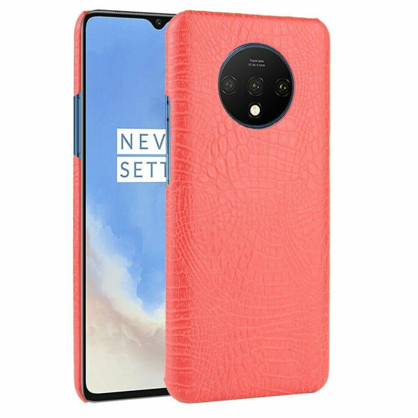 

Защитный чехол Deexe Croco Style для OnePlus 7T - Red