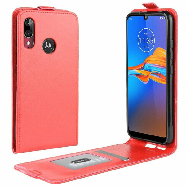 

Чехол Deexe Flip Case для Motorola E6 Plus (XT2025) - Red
