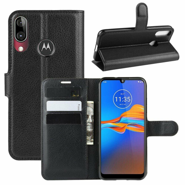

Чехол-книжка Deexe Book Type для Motorola E6 Plus (XT2025) - Black