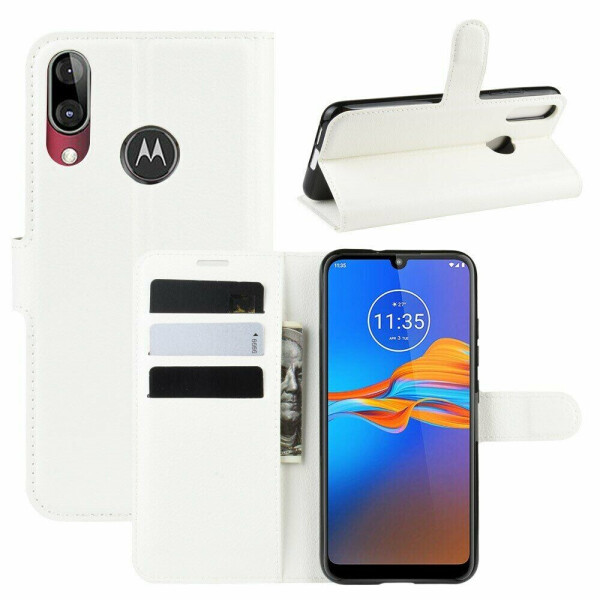 

Чехол-книжка Deexe Book Type для Motorola E6 Plus (XT2025) - White