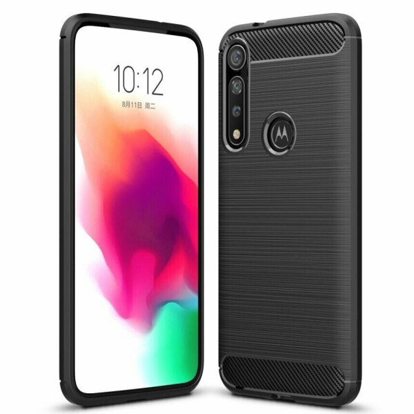

Защитный чехол UniCase Carbon для Motorola Moto G8 Plus - Black