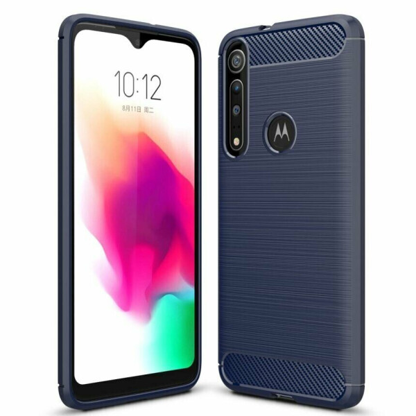 

Защитный чехол UniCase Carbon для Motorola Moto G8 Play - Dark Blue