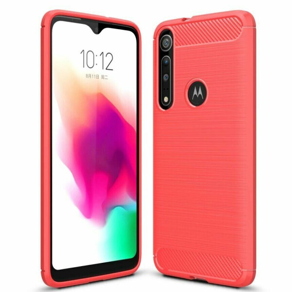 

Защитный чехол UniCase Carbon для Motorola Moto G8 Play - Red