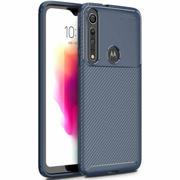 

Защитный чехол Deexe Fusion для Motorola Moto G8 Play - Blue