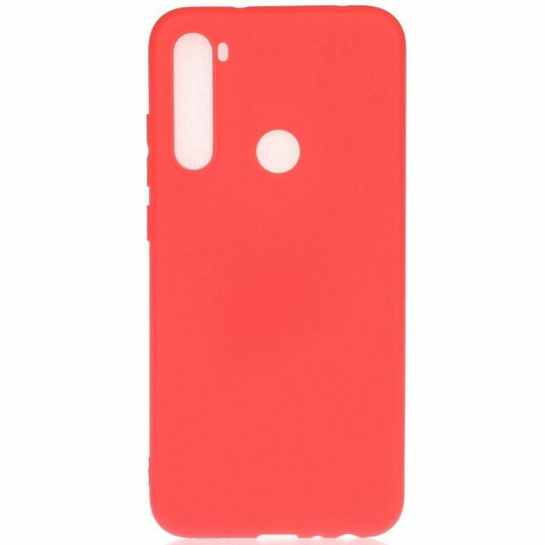 

Силиконовый (TPU) чехол Deexe Matte Case для Xiaomi Redmi Note 8 - Red