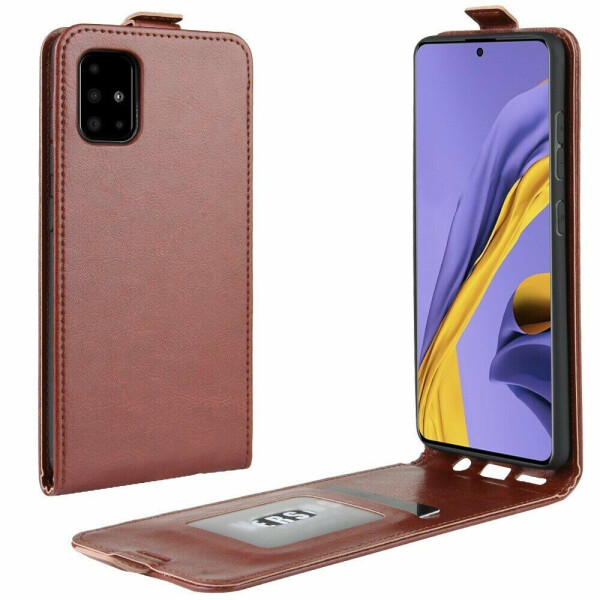 

Чехол Deexe Flip Case для Samsung Galaxy A51 - Brown