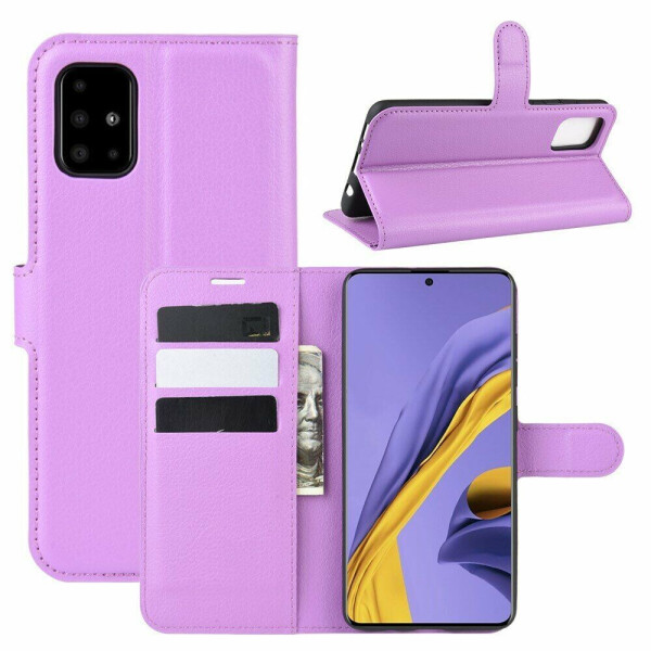 

Чехол-книжка Deexe Book Type для Samsung Galaxy A51 - Purple