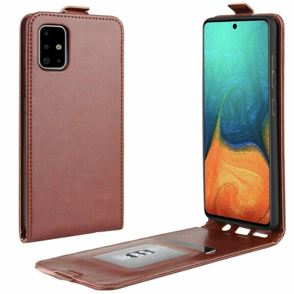 

Чехол Deexe Flip Case для Samsung Galaxy A71 - Brown