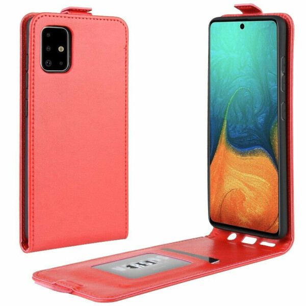 

Чехол Deexe Flip Case для Samsung Galaxy A71 - Red