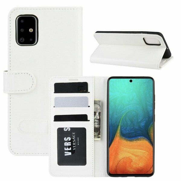 

Чехол-книжка Deexe Wallet Style для Samsung Galaxy A71 - White