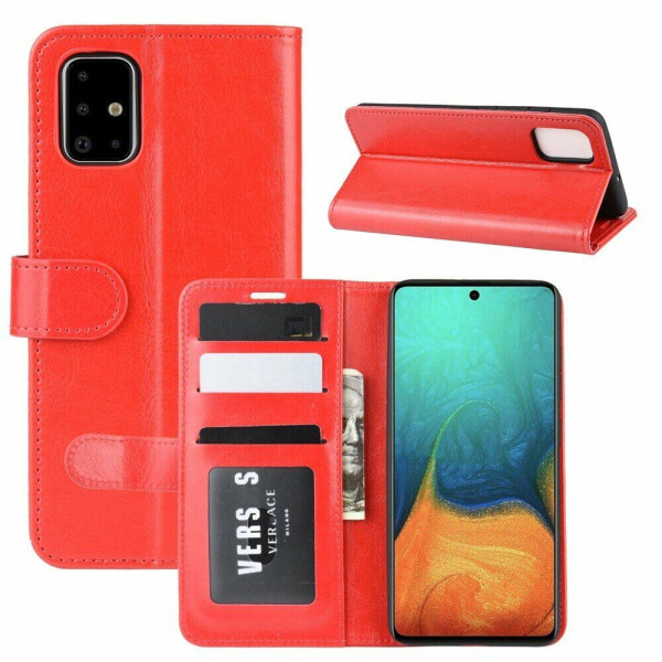 

Чехол-книжка Deexe Wallet Style для Samsung Galaxy A71 - Red