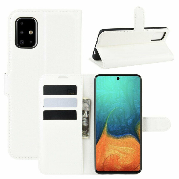 

Чехол-книжка Deexe Book Type для Samsung Galaxy A71 - White