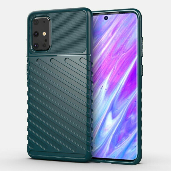 

Защитный чехол Deexe Thunder Series для Samsung Galaxy S20 Plus (G985) - Green