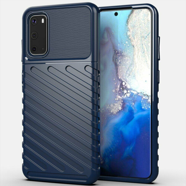 

Защитный чехол Deexe Thunder Series для Samsung Galaxy S20 (G980) - Blue