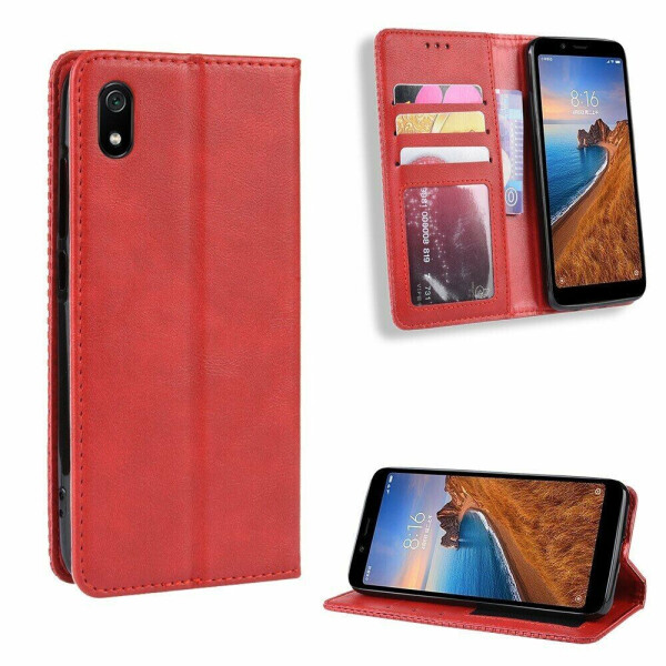 

Чехол Deexe Retro Style для Xiaomi Redmi 7A - Red