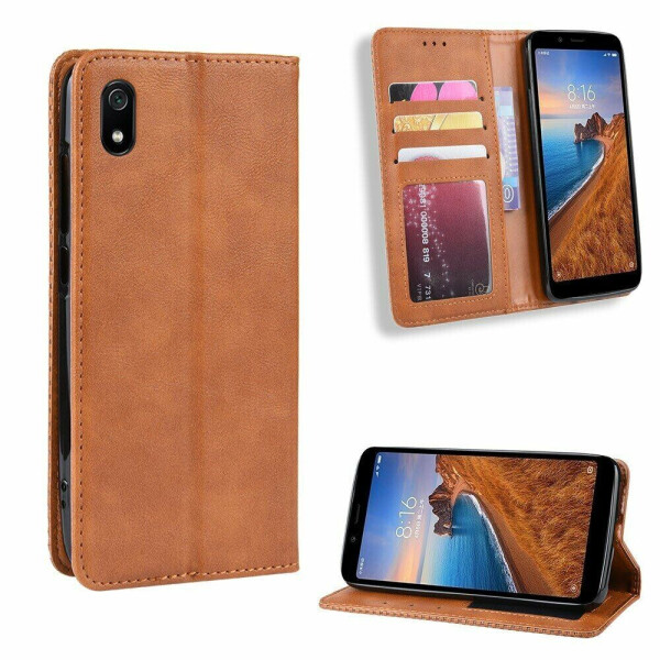 

Чехол Deexe Retro Style для Xiaomi Redmi 7A - Brown