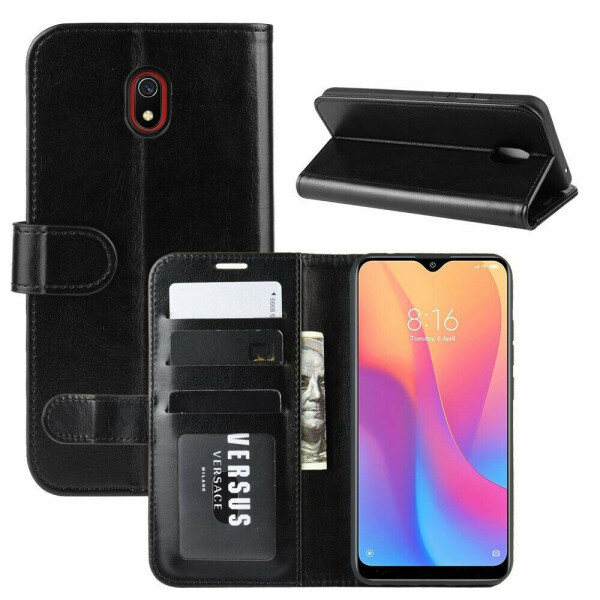 

Чехол-книжка Deexe Wallet Style для Xiaomi Redmi 8A - Black