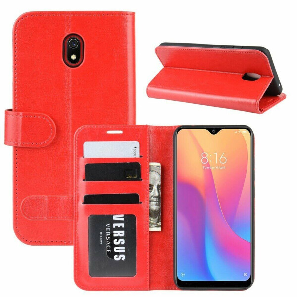

Чехол-книжка Deexe Wallet Style для Xiaomi Redmi 8A - Red
