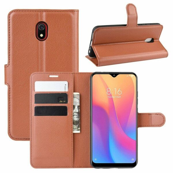 

Чехол-книжка Deexe Book Type для Xiaomi Redmi 8A - Brown