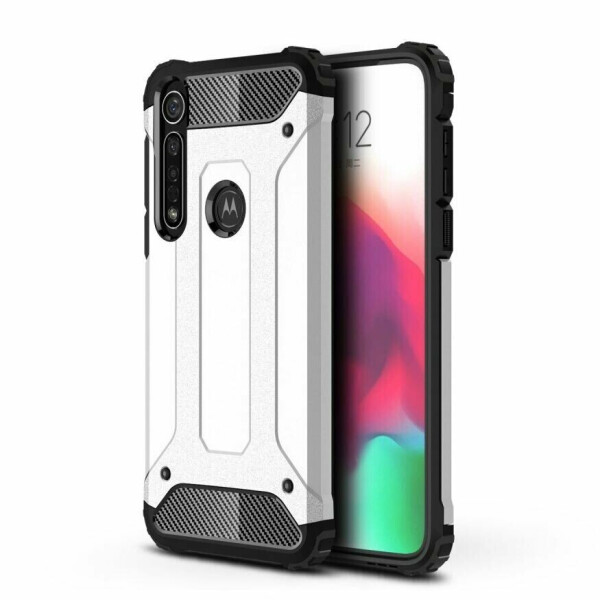 

Защитный чехол UniCase Rugged Guard для Motorola Moto G8 Plus (XT2019) - Silver