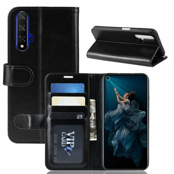 

Чехол-книжка Deexe Wallet Style для Huawei Honor 20 - Black