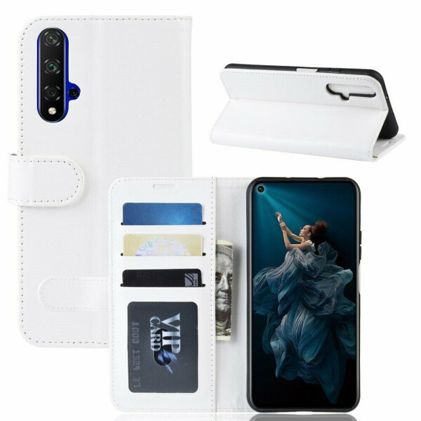 

Чехол-книжка Deexe Wallet Style для Huawei Honor 20 - White