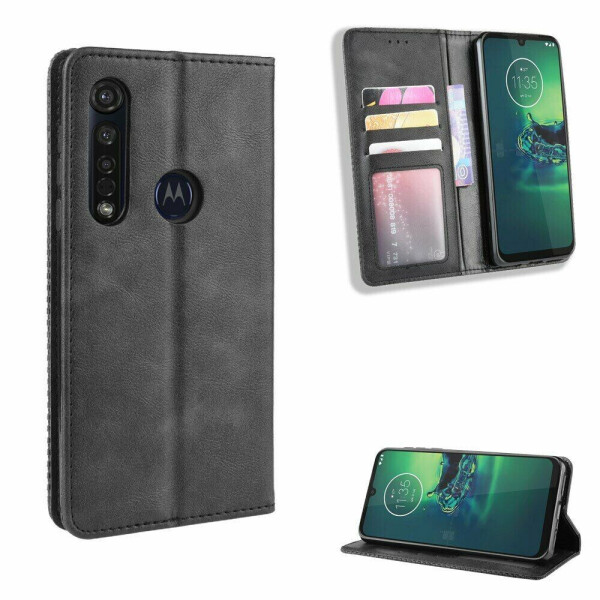 

Чехол Deexe Retro Style для Motorola Moto G8 Plus (XT2019) - Black