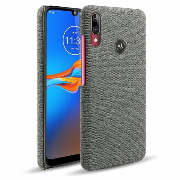 

Защитный чехол KSQ Cloth Style для Motorola E6 Plus (XT2025) - Dark Grey