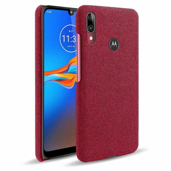 

Защитный чехол KSQ Cloth Style для Motorola E6 Plus (XT2025) - Red