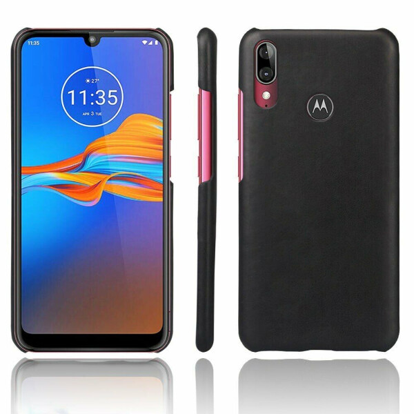 

Защитный чехол KSQ Leather Cover для Motorola E6 Plus (XT2025) - Black