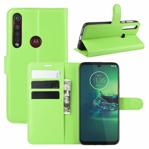 

Чехол-книжка Deexe Book Type для Motorola Moto G8 Plus (XT2019) - Green