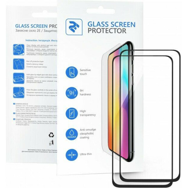 

Комплект защитных стекол (2 в 1) 2E Basic Full Glue для ASUS Zenfone Max (M2) ZB633KL - Black